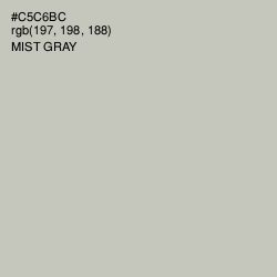 #C5C6BC - Mist Gray Color Image